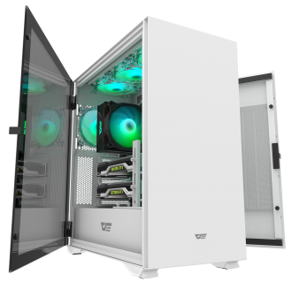 "New" DarkFlash DLX22 White ATX Gaming Case