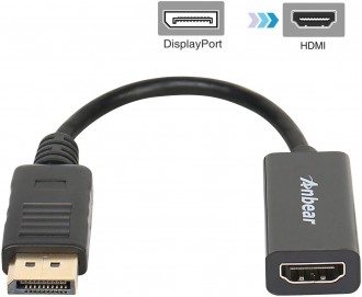Display Port to HDMI-F Adapter