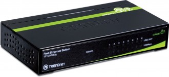 TRENDnet 8-Port 10/100Mbps GREENnet Switch