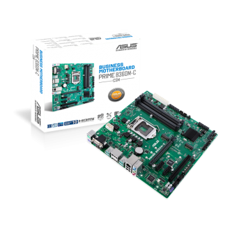 ASUS PRIME B360M-C/CSM Business Motherboard LGA 1151 (Intel 8th and 9th Gen) Micro-ATX Motherboard