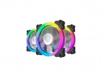 Vetroo R120 Neon 3-In-1 120mm Fan Kit w/ Controller 