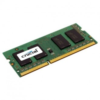 Crucial 8GB, 204-pin SODIMM, DDR3 PC3-12800 RAM memory module