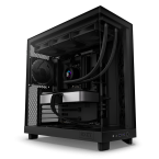 NZXT H6 Black White Dual Chamber ATX-Chassis-NZXT H6 Flow Black-by Generic