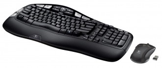 Logitech Wireless Comfort Wave MK550 Combo With Keyboard and Laser Mouse