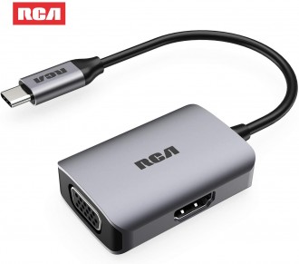 USB Type-C to VGA and HDMI Converter