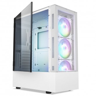Vetroo A03 ATX Gaming Case White