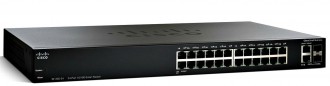 Cisco SF220-24-K9-NA Small Business PoE Smart Plus SF220-24 - Managed Switch