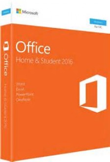 Microsoft Office 2016 Home and Student 1 PC Key Card (79G-04589) 