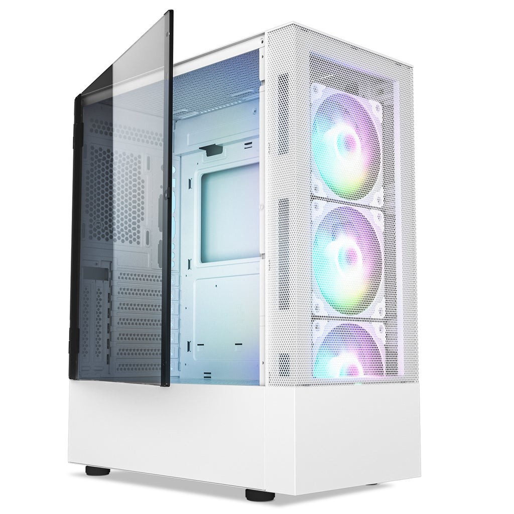 Vetroo A03 Mid-Tower ATX Gaming Pc Case + ARGB LED Lighting Strip