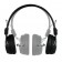 ARCTIC P402 Pro DJ-Style Stereo Headphones, In-Line Microphone, Padded Earcups - Black-P402-