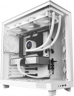 NZXT H6 Flow White Dual Chamber ATX-Chassis