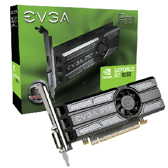 EVGA GeForce GT 1030 SC 2GB GDDR5, Low Profile