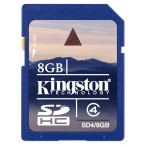Kingston king8gbc4 8 GB Class 4 SDHC Flash Memory Card-king8gbc4-by Kingston