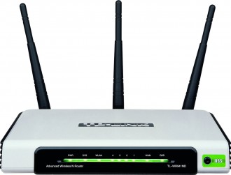 TP-LINK TL-WR941ND Wireless N300 Home Router, 300Mpbs,3 Detachable Antennas, IP QoS,WPS Button