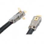 Vonnic VAC321 25ft. Commercial Grade Metal Locking HDMI w/ Ethernet Gold Plated M-M Black (24AWG)-VAC321-by Vonnic