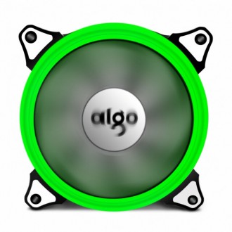 DarkFlash Aigo Halo Green LED Case Fan 120mm