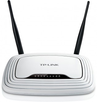 TP-LINK TL-WR841N Wireless N300 Home Router, 300Mpbs, IP QoS, WPS Button