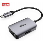 USB Type-C to VGA and HDMI Converter-USB C to HDMI/VGA-by Generic