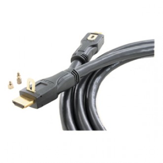 Vonnic VAC312 35ft. Commercial Grade Locking HDMI w/ Ethernet Gold Plated M-M Black (24AWG)