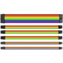 Rainbow Sleeved Extension Cables-RGB Cable Sleeve-by DarkFlash
